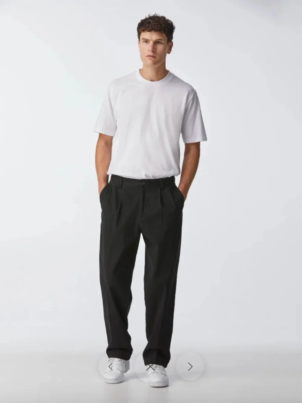 Casual Corduroy Pants for Men in Brown